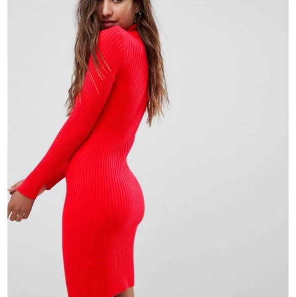 ASOS DESIGN Rib Knit Dress